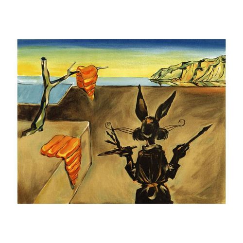 Chuck Jones "Persistence Of Carrots" Hand Signed Limited Edition Fine Art Stone Lithograph.
