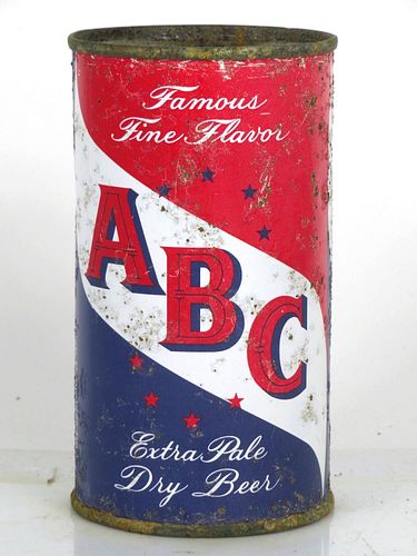 1960 ABC Beer 12oz 28-03.3 Flat Top Los Angeles California