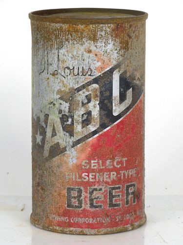 1937 ABC Beer 12oz OI-4 Flat Top St. Louis Missouri