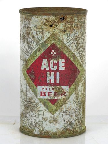 1958 Ace Hi Premium Beer 12oz 28-1? Flat Top Chicago Illinois