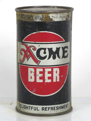 1939 Acme Beer 12oz 28-23 Flat Top Los Angeles California