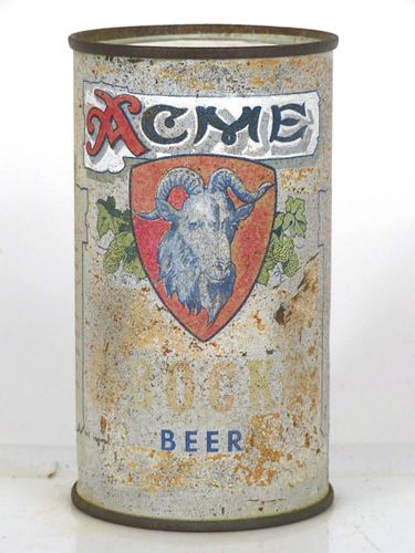 1950 Acme Bock Beer (Repainted) 12oz 29-15 Flat Top San Francisco California