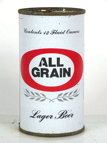 1961 All Grain Lager Beer 12oz 29-29 Flat Top Omaha Nebraska