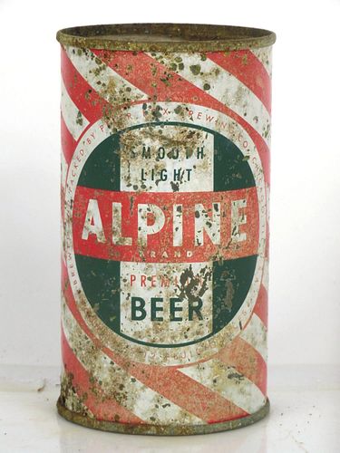 1951 Alpine Premium Beer 12oz 30-03 Flat Top Chicago Illinois