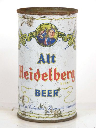 1952 Alt Heidelberg Beer 12oz 30-18.2b Flat Top Tacoma Washington