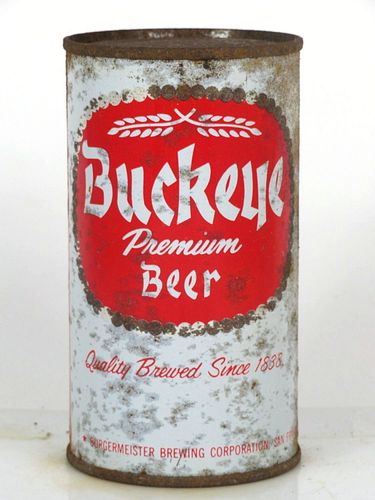1963 Buckeye Beer 12oz 43-05v2 Unpictured. Flat Top San Francisco California