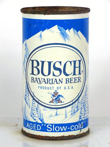 1964 Busch Bavarian Beer 12oz 47-25 Flat Top St. Louis Missouri