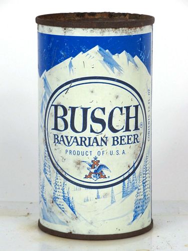 1961 Busch Bavarian Beer 12oz 47-26 Flat Top St. Louis Missouri