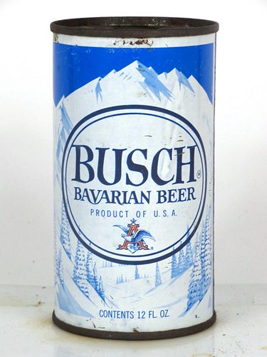 1961 Busch Bavarian Beer 12oz 47-27 Flat Top St. Louis Missouri