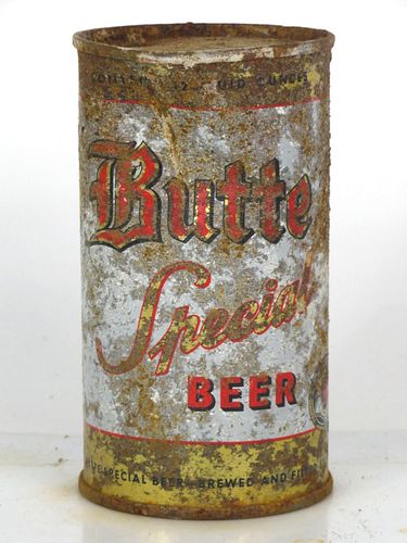 1953 Butte Special Beer 12oz 47-30 Flat Top Butte Montana