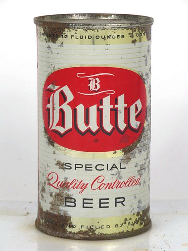 1954 Butte Special Beer 12oz 47-33 Flat Top Butte Montana