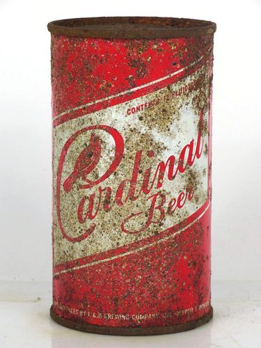 1954 Cardinal Beer 12oz 48-20.1 Flat Top Detroit Michigan