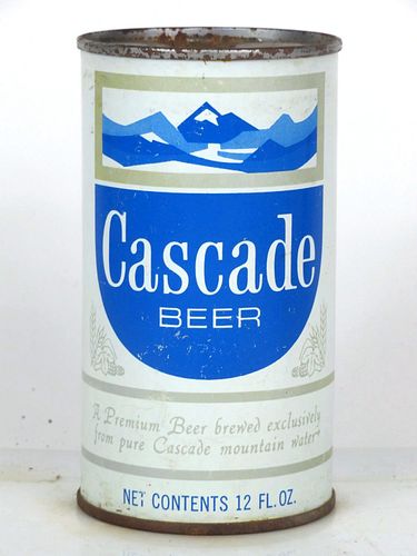 1967 Cascade Beer 12oz 48-25 Flat Top Portland Oregon