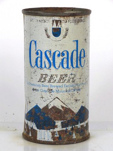 1959 Cascade Beer 11oz 48-23 Flat Top Portland Oregon