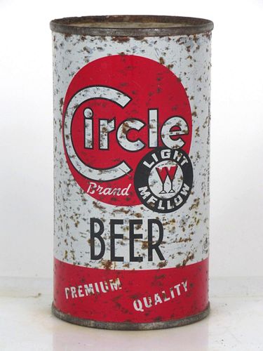 1966 Circle Beer 12oz 49-29 Flat Top Hammonton New Jersey