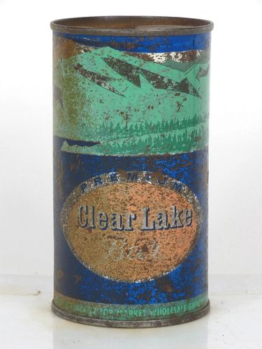 1960 Clear Lake Premium Beer 12oz 49-31 Flat Top Santa Rosa California