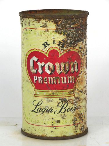 1951 R& H Crown Premium Lager Beer 12oz 123-01 Flat Top Stapleton New York