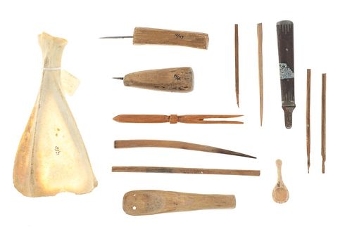 Pre Columbian Utensils, Awls, & Scraper Collection