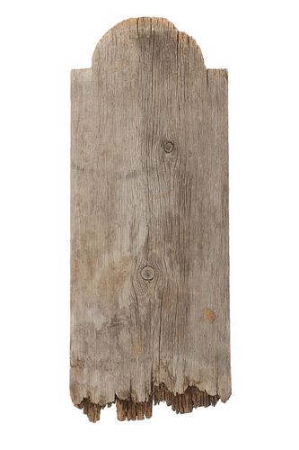 19th Century MT Wooden Tombstone/ Grace Marker