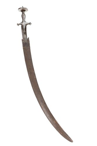 18th - 19th C Mughal Indian Tulwar Battle Sword