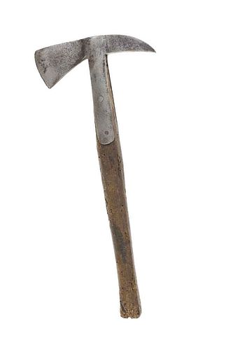 Forged Iron Naval Boarding Spike Axe Early 1800s