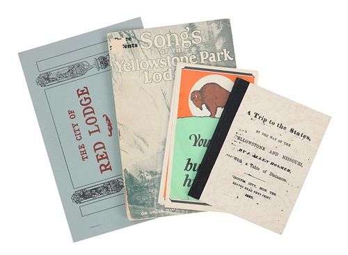 Montana & Yellowstone Park Ephemera Booklets