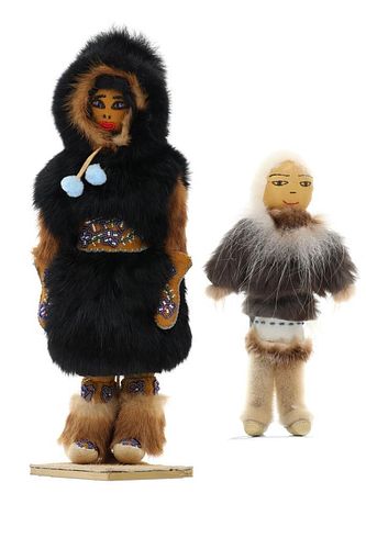 Inuit Eskimo Trade Dolls Mid to Late 1900s (2)