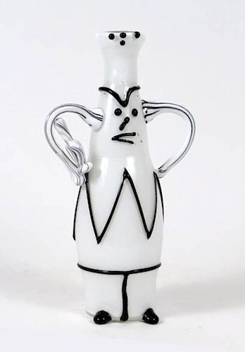 Nason for Mazzega Art Glass Vase After Picasso