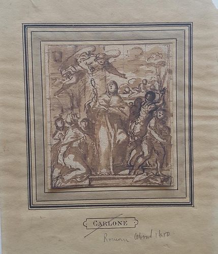 Carlo Carlone (Italian 1686Ð1775), attr. Old Master Drawing
