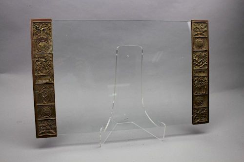 Pair, Signed Tiffany & Co. Bronze Blotters