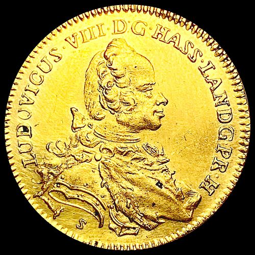 1755 German .111oz Gold Ducat Uncirculated CLOSELY