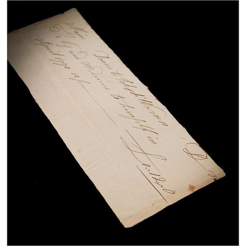 Joseph Warren Third-Person Autograph Document Signed