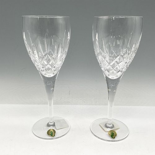 Pair of Waterford Crystal Goblets, Lismore Nouveau