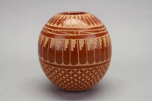 Wilma Baca, Signed Art Pottery Vase
