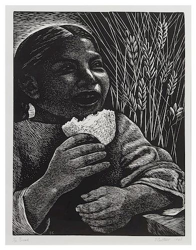 Elizabeth Catlett, (American, 1915-2012), Bread, 1968
