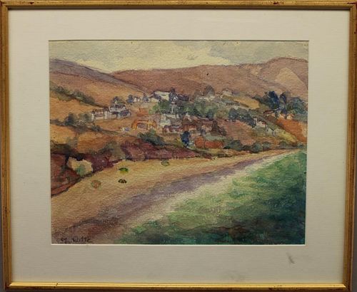 M. Witte, Marin County California Watercolor