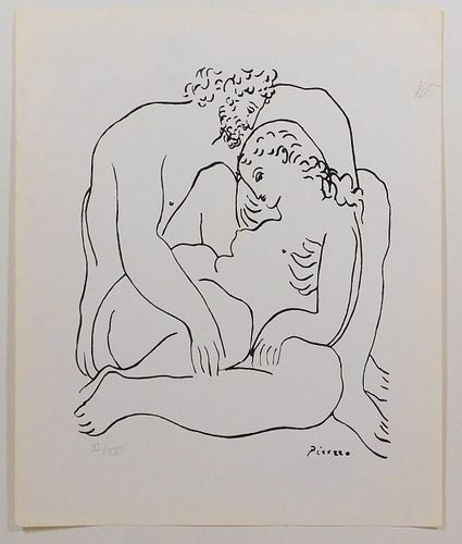 Style of Pablo Picasso: Entangled Figures