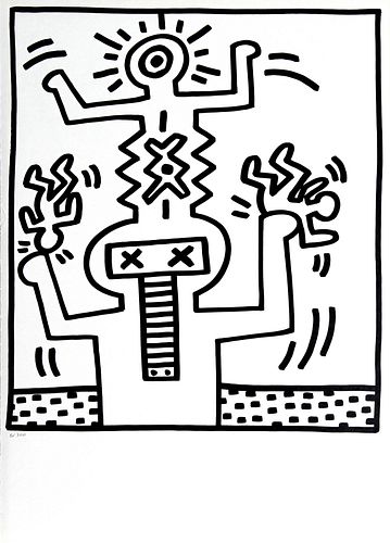 Keith Haring - Hazmat (from Lucio Amelio Suite)