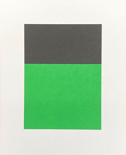 Ellsworth Kelly (After) - Black/Green