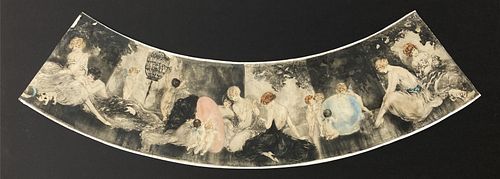 Louis Icart - Lampshade Preliminary Etching