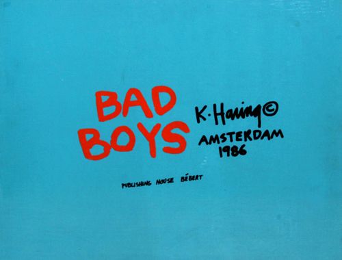 Keith Haring - Bad Boys Cover Sheet