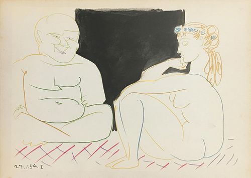 Pablo Picasso - Unitled (27.1.54 I)