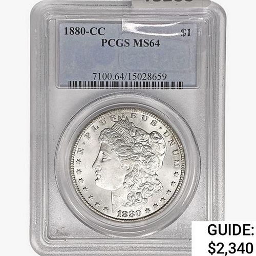 1880-CC Morgan Silver Dollar PCGS MS64 