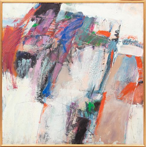 Patricia Cain (American) Oil on Canvas, "Abstract", H 36" W 36"