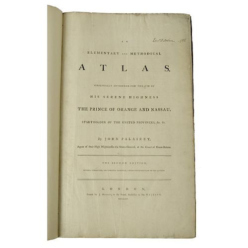 [Atlas - Maps - Cartography] Palairet's Atlas 2nd Edition 1775 - Elephant Folio with 32 Double Page Maps