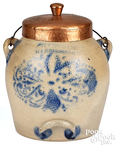 Pennsylvania stoneware batter jug, 19th c.