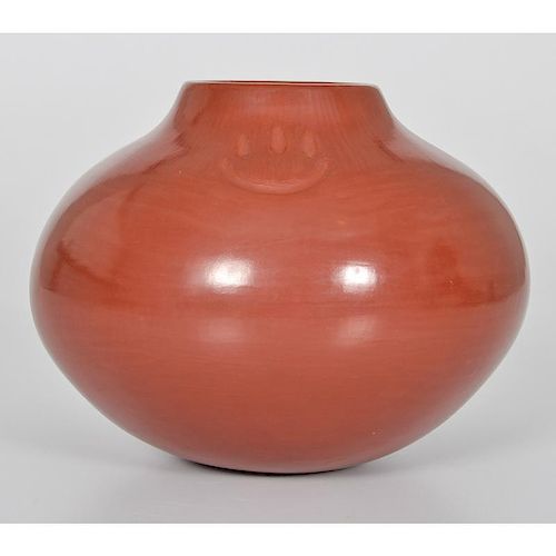 Virginia Garcia (Santa Clara, b.1963) Redware Pottery Jar
