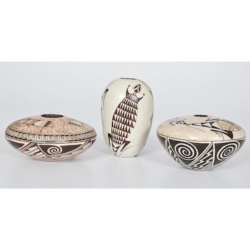 Naha Family Hopi Pottery Jars