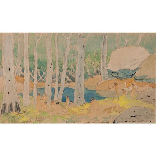 Edwin Willard Deming (American, 1860-1942), Watercolor