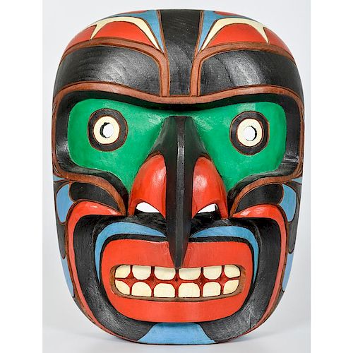 Gary Rice (Kwakiutl, b.1935) Northwest Coast Carved Mask